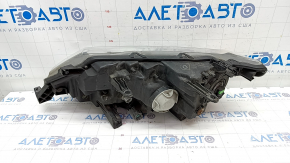 Headlight front right Nissan Rogue 17 - bare halogen, sand, broken mount