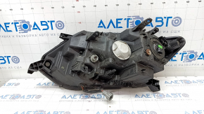 Headlight front right Nissan Rogue 17 - bare halogen, sand, broken mount