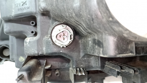 Headlight front right Nissan Rogue 17 - bare halogen, sand, broken mount