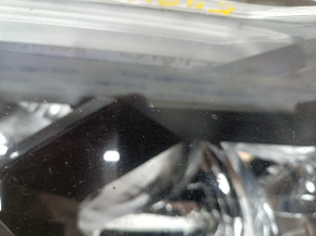 Headlight front right Nissan Rogue 17 - bare halogen, sand, broken mount