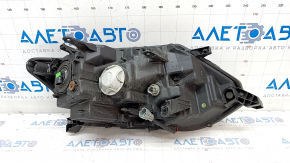 Headlight front left Nissan Rogue 17 - bare halogen, sand, broken mount