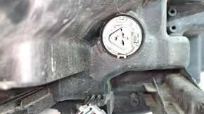 Headlight front left Nissan Rogue 17 - bare halogen, sand, broken mount