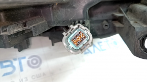 Headlight front left Nissan Rogue 17 - bare halogen, sand, broken mount
