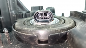Headlight front left Nissan Rogue 17 - bare halogen, sand, broken mount
