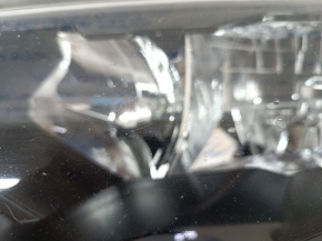Headlight front left Nissan Rogue 17 - bare halogen, sand, broken mount
