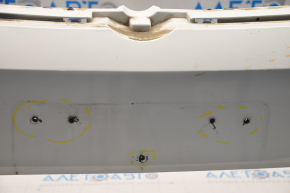 Bare front bumper VW Jetta 11-14 USA white LB9A, scratches, non-factory holes