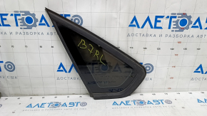 Window blind glass rear left VW Passat b7 12-15 USA matt peeling off molding, scratch on glass