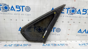 Window blind glass rear left VW Passat b7 12-15 USA matt peeling off molding, scratch on glass