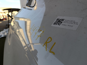 Quarter wing rear left Audi A4 B9 17- white, butt