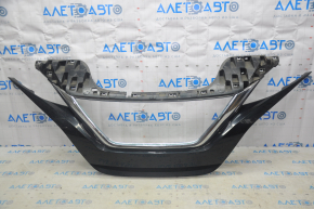 Nissan Leaf 18-22 radiator grille frame black gloss with chrome molding broken fastening sand scratch