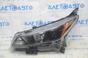 Headlight front left complete Nissan Leaf 18- halogen with sand mount