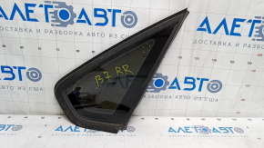 Window blind glass rear right VW Passat b7 12-15 USA matte, molding peeling off, scratch on glass