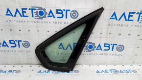 Window blind glass rear right VW Passat b7 12-15 USA matte, molding peeling off, scratch on glass
