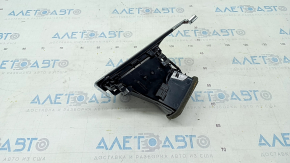 Front panel air duct driver's Audi A6 C7 12-15 black, with chrome trim