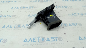 Front panel air duct driver's Audi A6 C7 12-15 black, with chrome trim