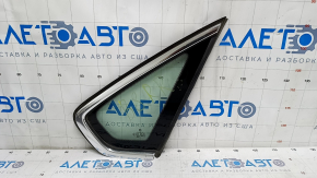 Window blind glass rear right VW Passat b8 16-19 USA chrome, scratches on chrome, scratch on glass