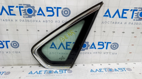 Window blind glass rear right VW Passat b8 16-19 USA chrome, scratches on chrome, scratch on glass