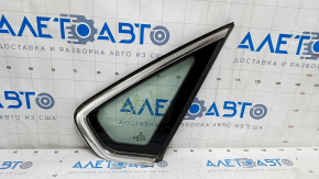 Window blind glass rear right VW Passat b8 16-19 USA chrome, scratches on chrome, scratch on glass