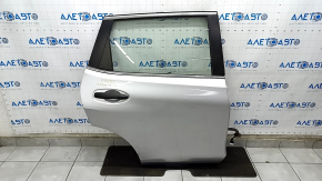 Door assembly rear right Nissan Rogue 14-20 silver K23, bumpers
