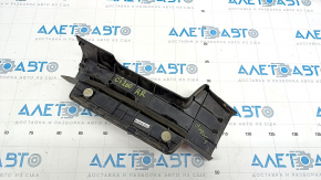 Rear right door sill trim Lexus CT200h 11-17 black with chrome trim, bumps on chrome, worn