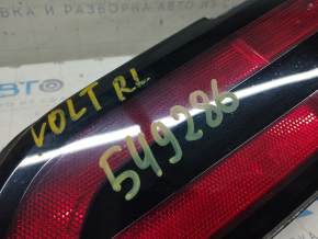 Lamp outer wing left Chevrolet Volt 11-15 LED scratches, glass defect along the edge