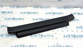Door sill trim front right Lexus CT200h 11-17 black, worn