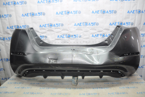 Rear bumper bare Nissan Leaf 18-22 graphite torn dented broken fasteners