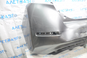 Rear bumper bare Nissan Leaf 18-22 graphite torn dented broken fasteners