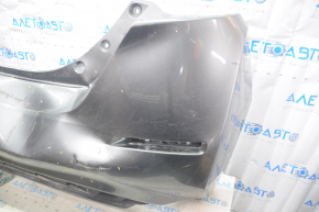 Rear bumper bare Nissan Leaf 18-22 graphite torn dented broken fasteners
