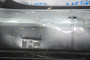 Rear bumper bare Nissan Leaf 18-22 graphite torn dented broken fasteners