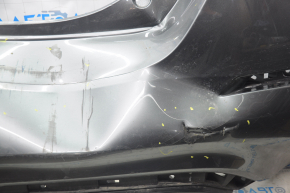 Rear bumper bare Nissan Leaf 18-22 graphite torn dented broken fasteners