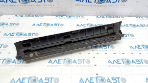 Front right door sill trim Lexus LS460 LS600h 07-12 black, worn, nicks on chrome, broken mount