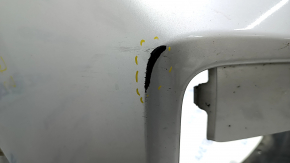 Bare front bumper Nissan Rogue 17 - silver, scratches, dents