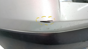 Bare front bumper Nissan Rogue 17 - silver, scratches, dents