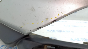 Bare front bumper Nissan Rogue 17 - silver, scratches, dents
