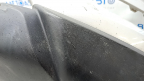 Bare front bumper Nissan Rogue 17 - silver, scratches, dents