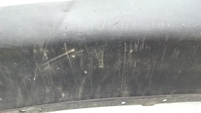 Bare front bumper Nissan Rogue 17 - silver, scratches, dents