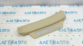 Door sill trim rear left Lexus RX350 RX450h 10-15 beige, with chrome trim, bumps on chrome, scratches