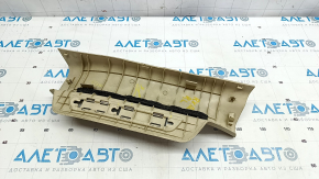 Door sill trim rear left Lexus RX350 RX450h 10-15 beige, with chrome trim, bumps on chrome, scuffed