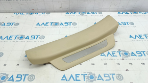 Door sill trim rear left Lexus RX350 RX450h 10-15 beige, with chrome trim, bumps on chrome