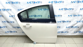 Door assembly rear right Chevrolet Volt 11-15 white GBN, keyless, scuffs on the overlay