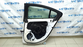 Door assembly rear right Chevrolet Volt 11-15 white GBN, keyless, scuffs on the overlay