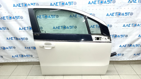 Door assembly front right Chevrolet Volt 11-15 white GBN, keyless, butt