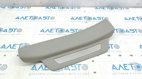 Door sill trim rear left Lexus RX350 RX450h 10-15 gray, with chrome trim, bumps on chrome, worn