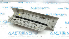 Door sill trim rear left Lexus RX350 RX450h 10-15 gray, with chrome trim, bumps on chrome, worn