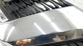 Radiator grill grill Nissan Rogue 17-18 without camera, without emblem, sand