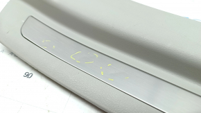 Door sill trim rear right Lexus RX350 RX450h 10-12 gray, with chrome trim, bumps on chrome, worn