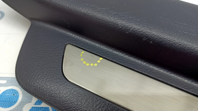 Door sill trim rear left Lexus RX350 RX450h 10-15 black, with chrome trim, bumps on chrome, worn