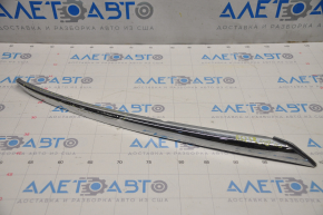 Front bumper molding right Nissan Pathfinder 13-16 prerest chrome, sand, broken mount