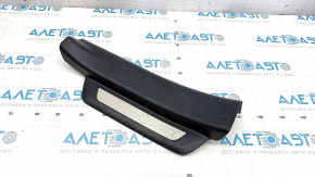 Door sill trim rear left Lexus RX350 RX450h 10-15 black, with chrome trim, bumps on chrome, worn